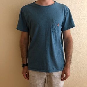 Blue Polo t-shirt with frocket